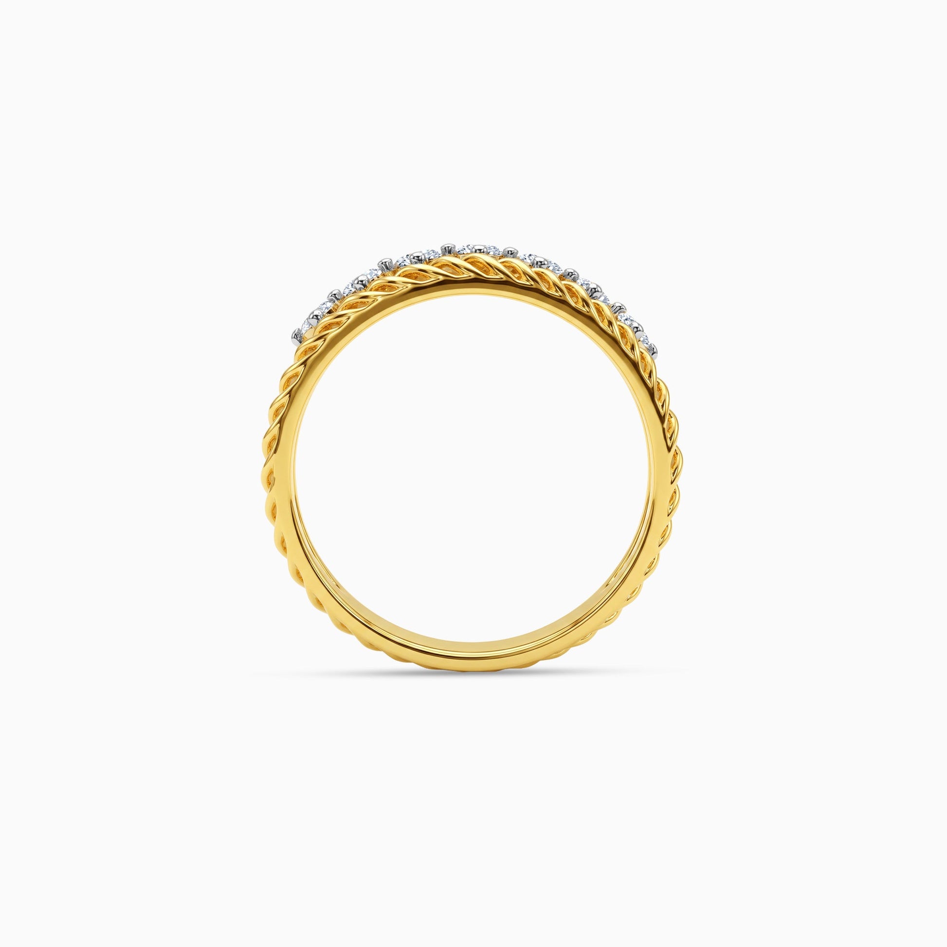 Gold Lumi Spark Lab Grown Diamond Ring (Size 12)