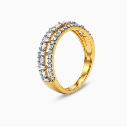 Anushka Sharma Gold Eternal Frame Lab Grown Diamond Ring (Size 12)