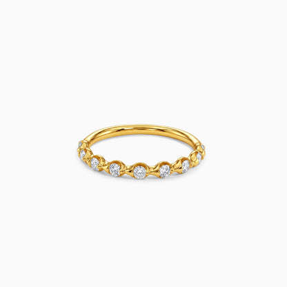 Anushka Sharma Gold Starlit Promise Lab Grown Diamond Ring (Size 12)