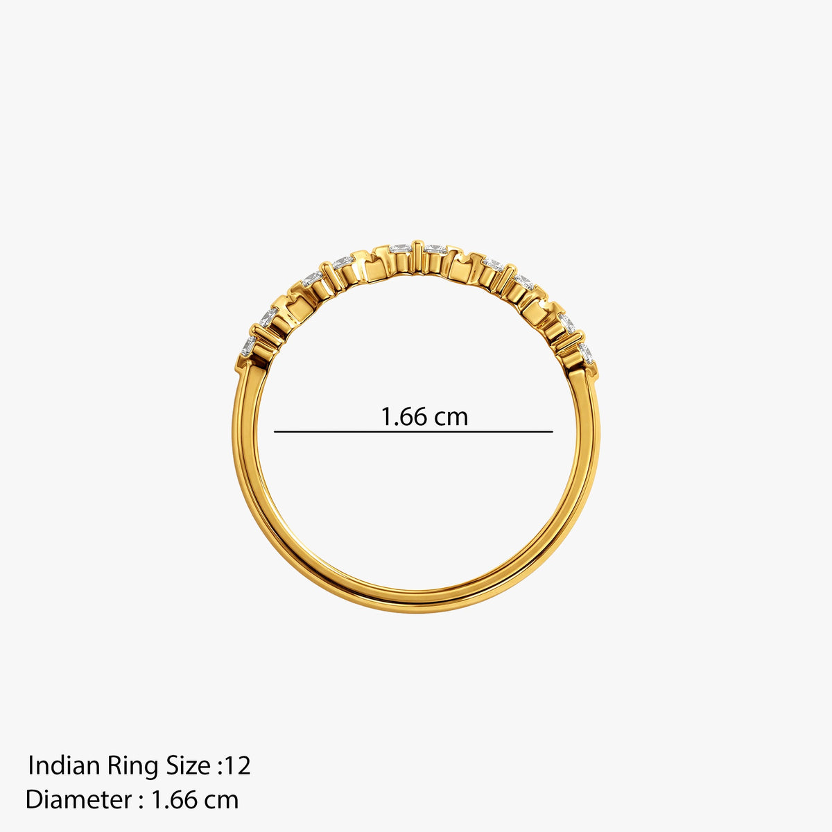 Gold Marquise Reverie Lab Grown Diamond Ring (Size 12)