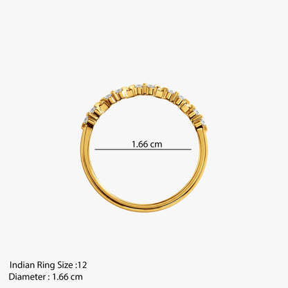 Gold Marquise Reverie Lab Grown Diamond Ring (Size 12)