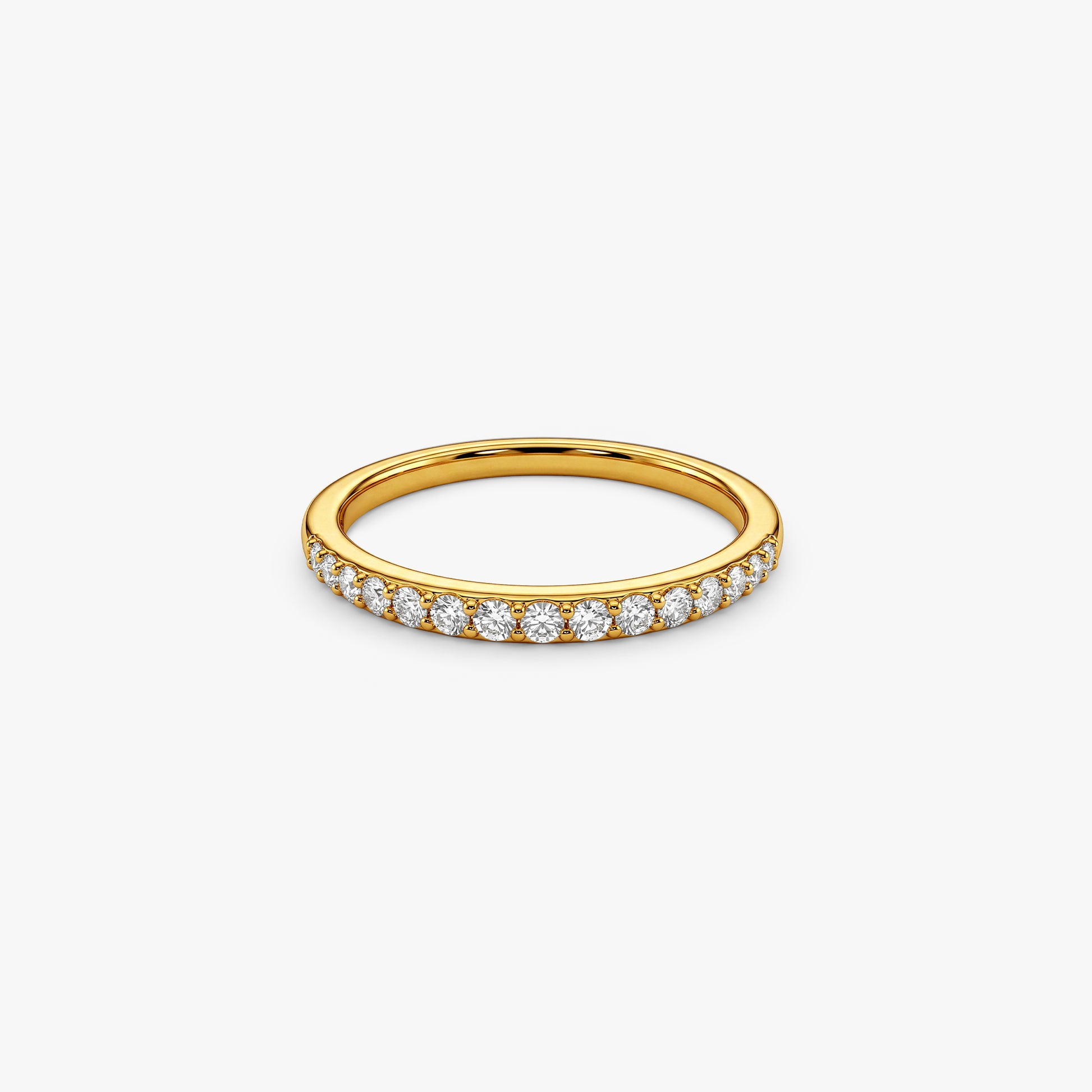 Gold Solstice Line Lab Grown Diamond Ring (Size 12)