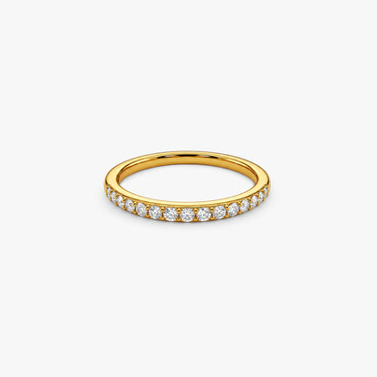Gold Solstice Line Lab Grown Diamond Ring (Size 12)