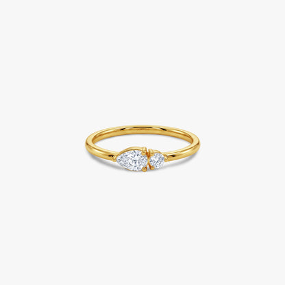 Gold Duet Eclat Lab Grown Diamond Ring (Size 12)