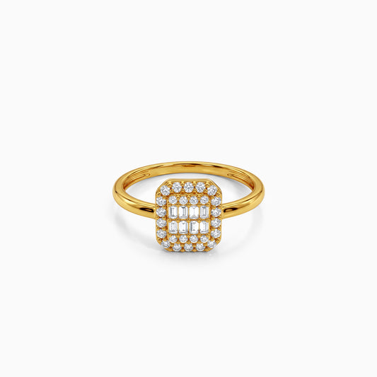 Gold Ligne Royale Lab Grown Diamond Ring (Size 12)