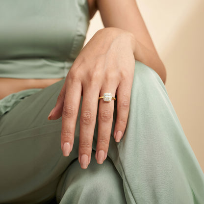 Gold Ligne Royale Lab Grown Diamond Ring (Size 12)