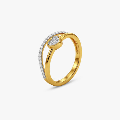 Gold Aveline Grace Lab Grown Diamond Ring (Size 12)