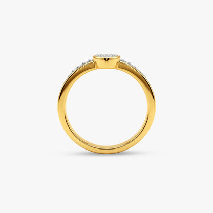 Gold Aveline Grace Lab Grown Diamond Ring (Size 12)