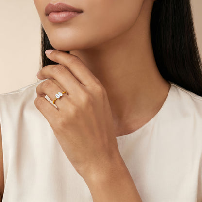 Gold Nova Luxe Lab Grown Diamond Ring (Size 12)