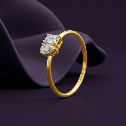 Gold Nova Luxe Lab Grown Diamond Ring (Size 12)