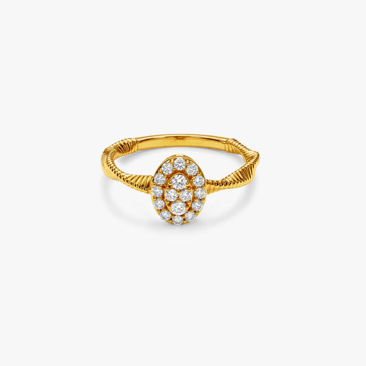 Gold Etoile Royale Lab Grown Diamond Ring (Size 12)
