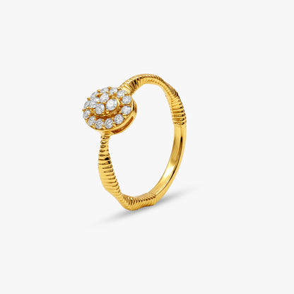 Gold Etoile Royale Lab Grown Diamond Ring (Size 12)