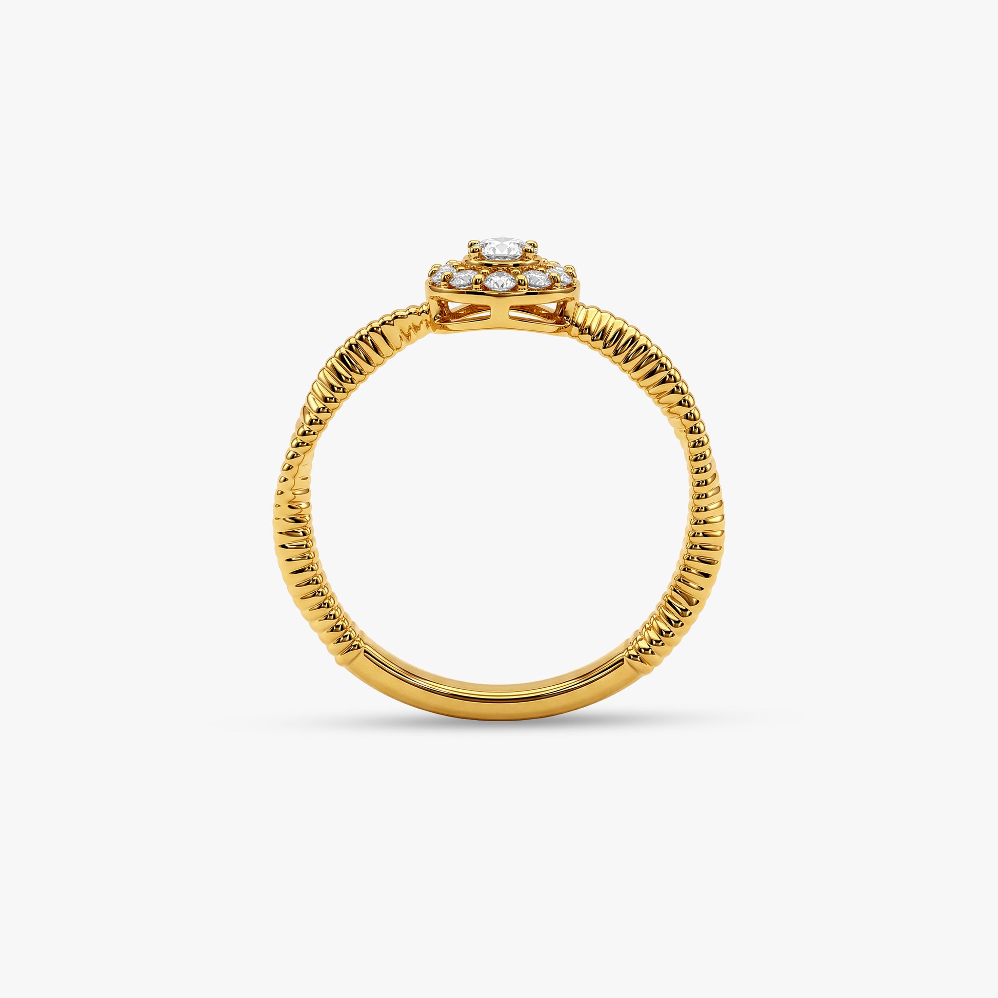 Gold Etoile Royale Lab Grown Diamond Ring (Size 12)
