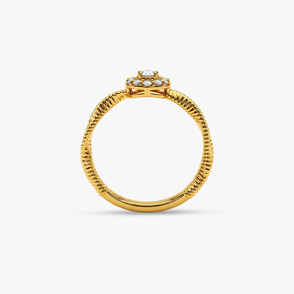 Gold Etoile Royale Lab Grown Diamond Ring (Size 12)