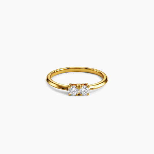 Gold Lumiere Trielle Lab Grown Diamond Ring (Size 12)