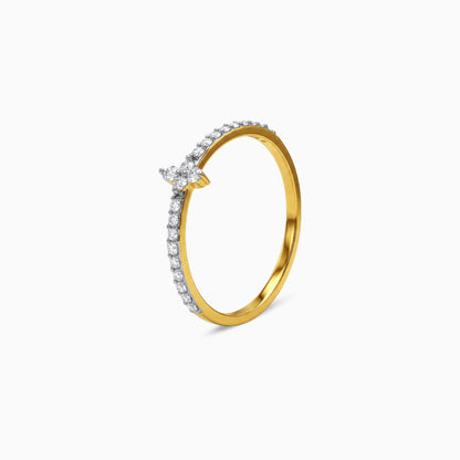 Gold Stellar Shine Lab Grown Diamond Ring (Size 12)