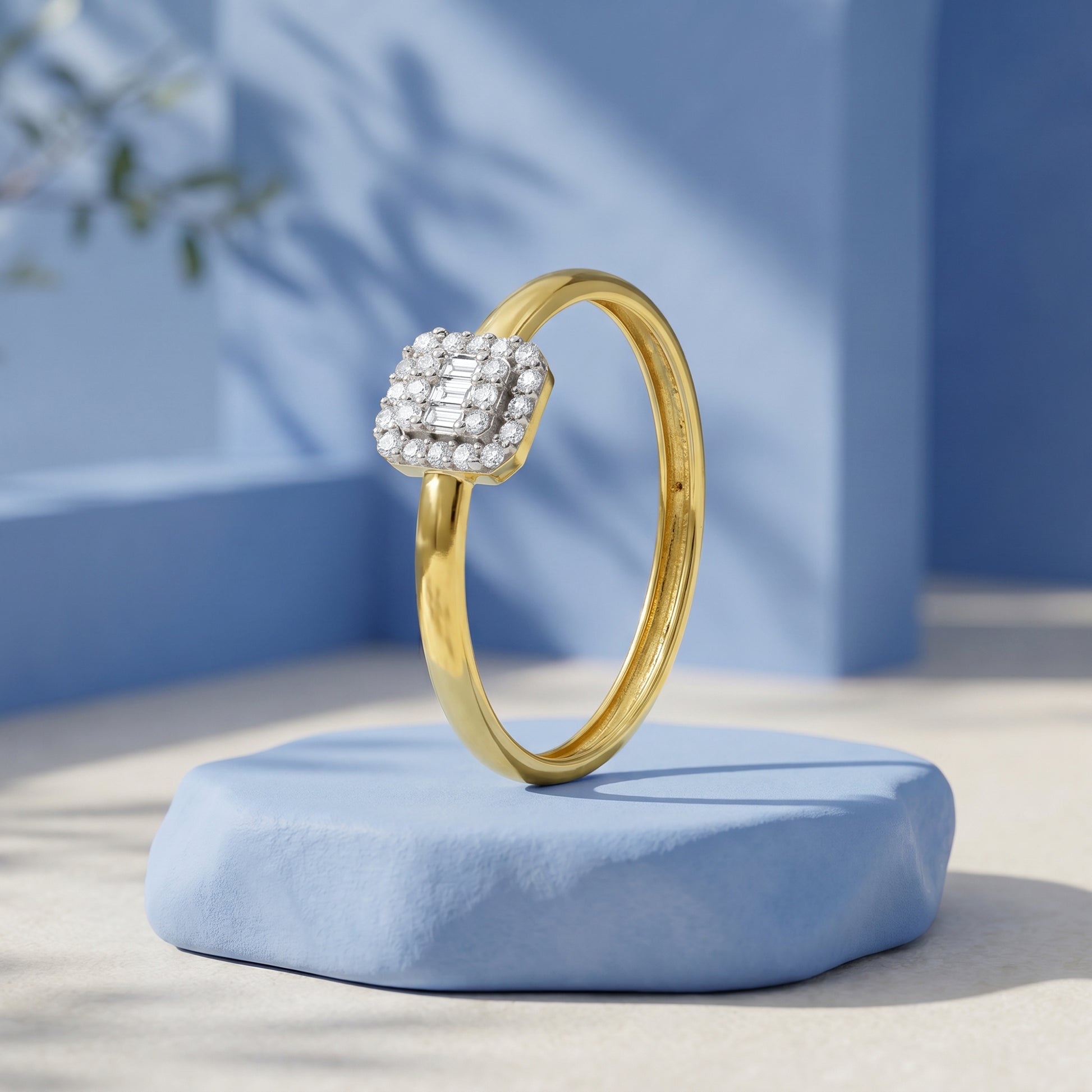 Gold Emberis Veil Lab Grown Diamond Ring