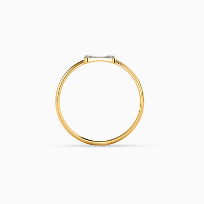 Gold Velora Arc Lab Grown Diamond Ring (Size 12)