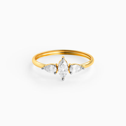 Gold Horizis Bloom Lab Grown Diamond Ring (Size 12)