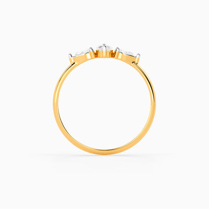 Gold Horizis Bloom Lab Grown Diamond Ring (Size 12)