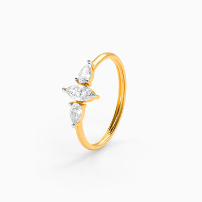 Gold Horizis Bloom Lab Grown Diamond Ring (Size 12)