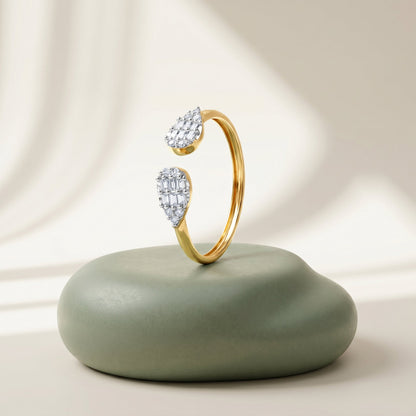 Gold Timeless Shine Lab Grown Diamond Ring (Size 12)