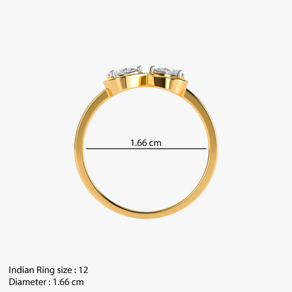 Gold Forever Glow Lab Grown Diamond Ring (Size 12)