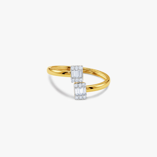 Gold Moonline Glow Lab Grown Diamond Ring (Size 12)