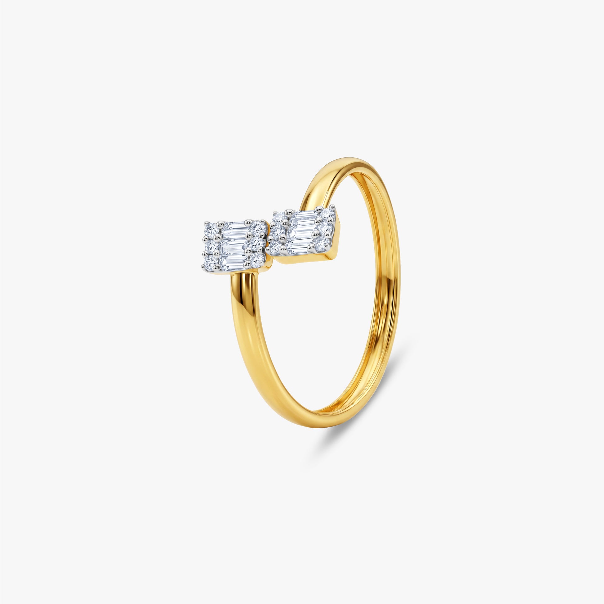 Gold Moonline Glow Lab Grown Diamond Ring (Size 12)