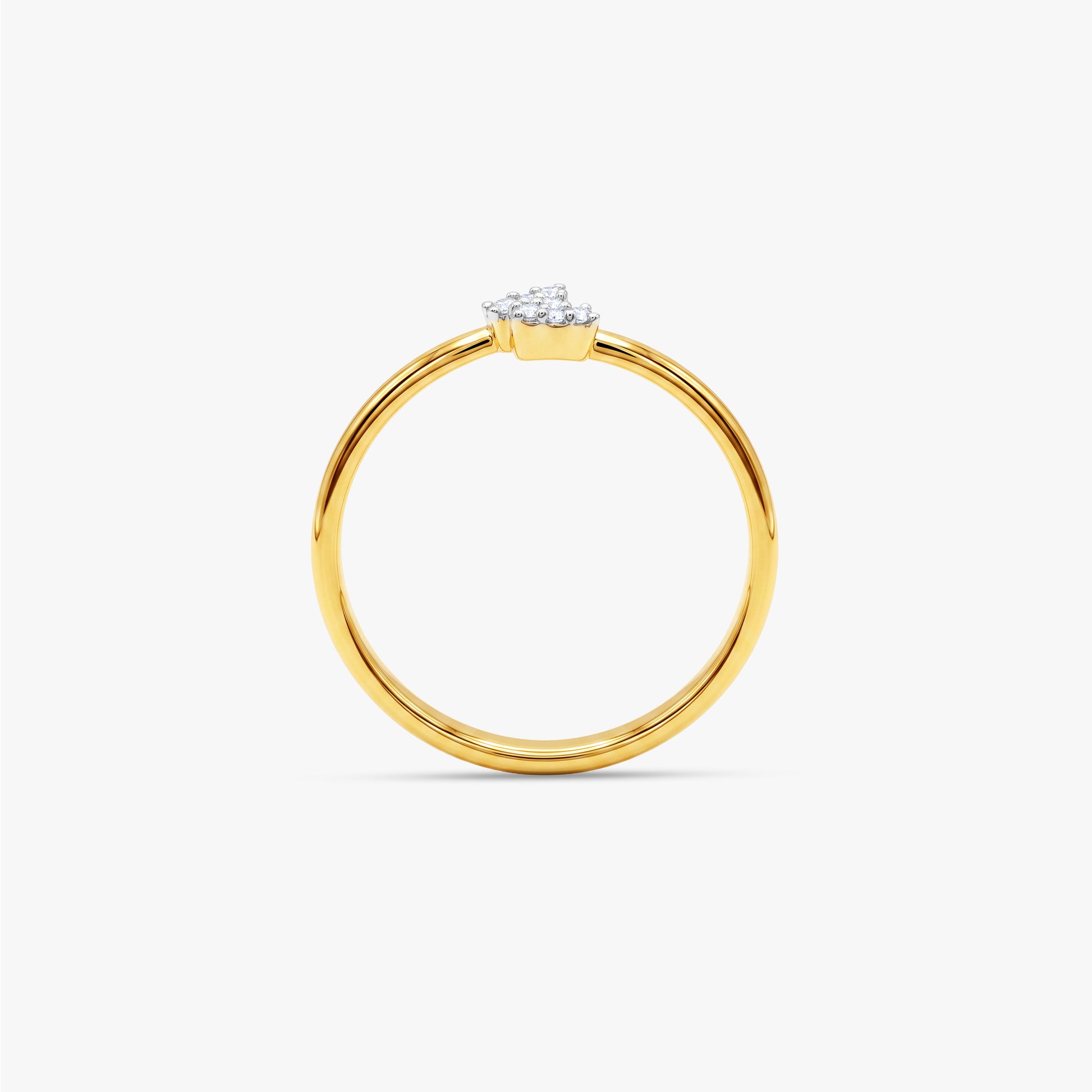 Gold Moonline Glow Lab Grown Diamond Ring (Size 12)
