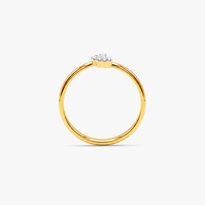 Gold Moonline Glow Lab Grown Diamond Ring (Size 12)