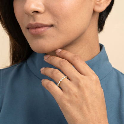 Gold Luxe Classic Lab Grown Diamond Ring (Size 12)