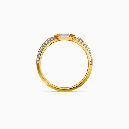 Gold Solarae Drift Lab Grown Diamond Ring (Size 12)