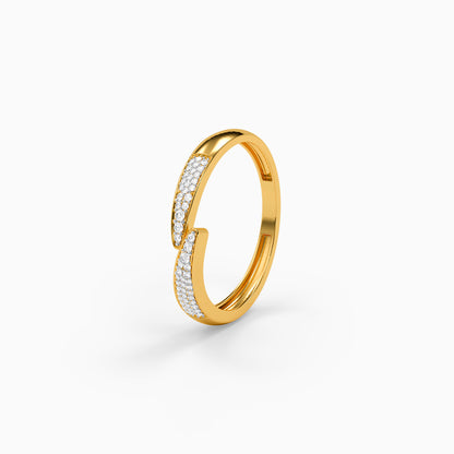 Gold Lunara Glow Lab Grown Diamond Ring (Size 12)