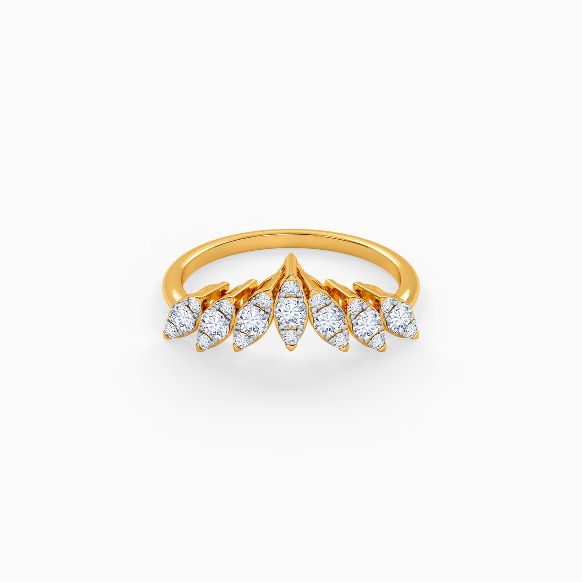 Gold Aurelia Bloom Lab Grown Diamond Ring (Size 12)