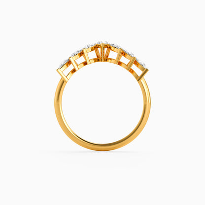 Gold Aurelia Bloom Lab Grown Diamond Ring (Size 12)