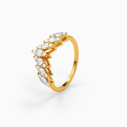 Gold Aurelia Bloom Lab Grown Diamond Ring (Size 12)