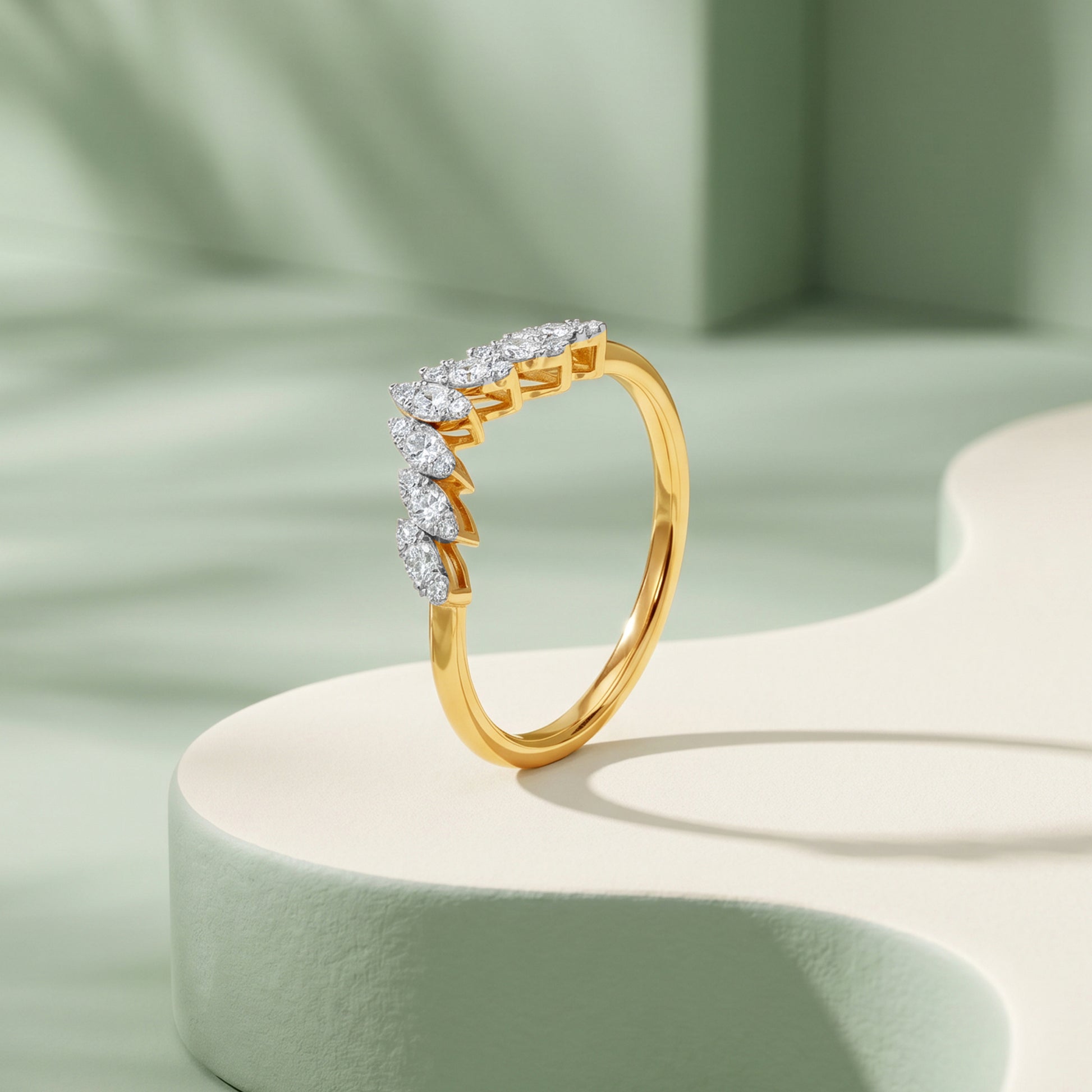 Gold Aurelia Bloom Lab Grown Diamond Ring