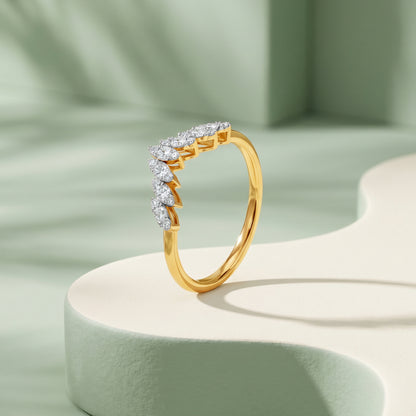 Gold Aurelia Bloom Lab Grown Diamond Ring