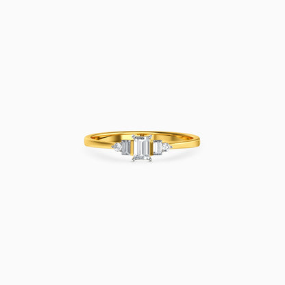Gold Orphic Current Lab Grown Diamond Ring (Size 12)