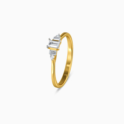 Gold Orphic Current Lab Grown Diamond Ring (Size 12)