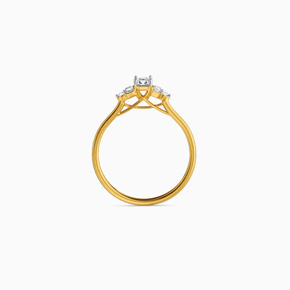 Gold Orphic Current Lab Grown Diamond Ring (Size 12)
