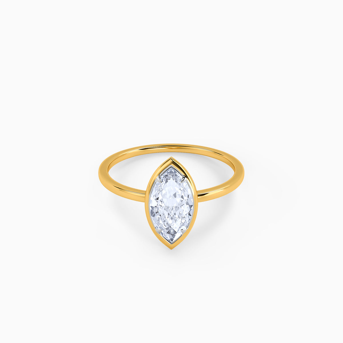 Gold Horizis Drift Lab Grown Diamond Ring (Size 12)
