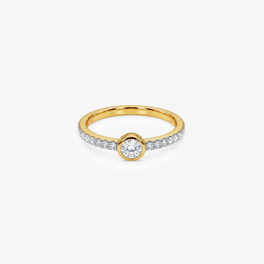 Gold Iconic Shine Lab Grown Diamond Ring (Size 12)