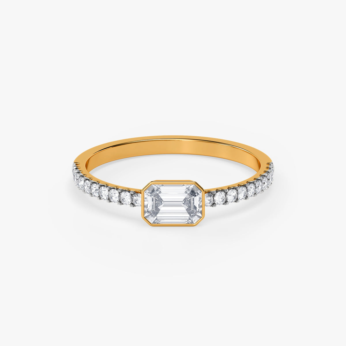 Gold Regal Icon Lab Grown Diamond Ring (Size 12)