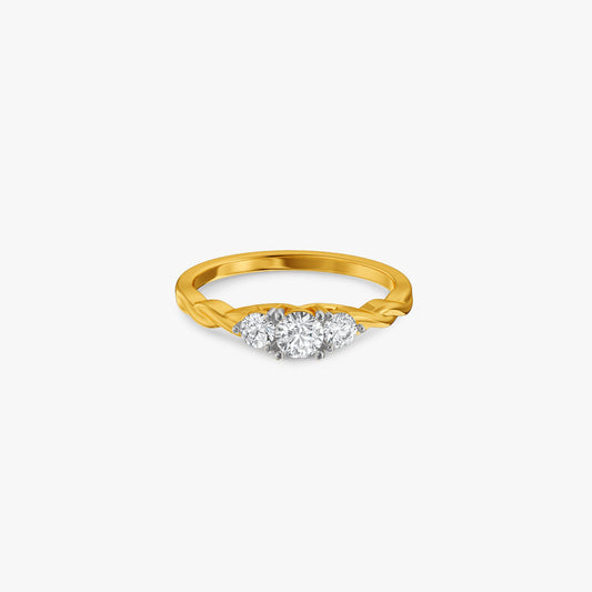 Gold Timeless Luxe Lab Grown Diamond Ring (Size 12)