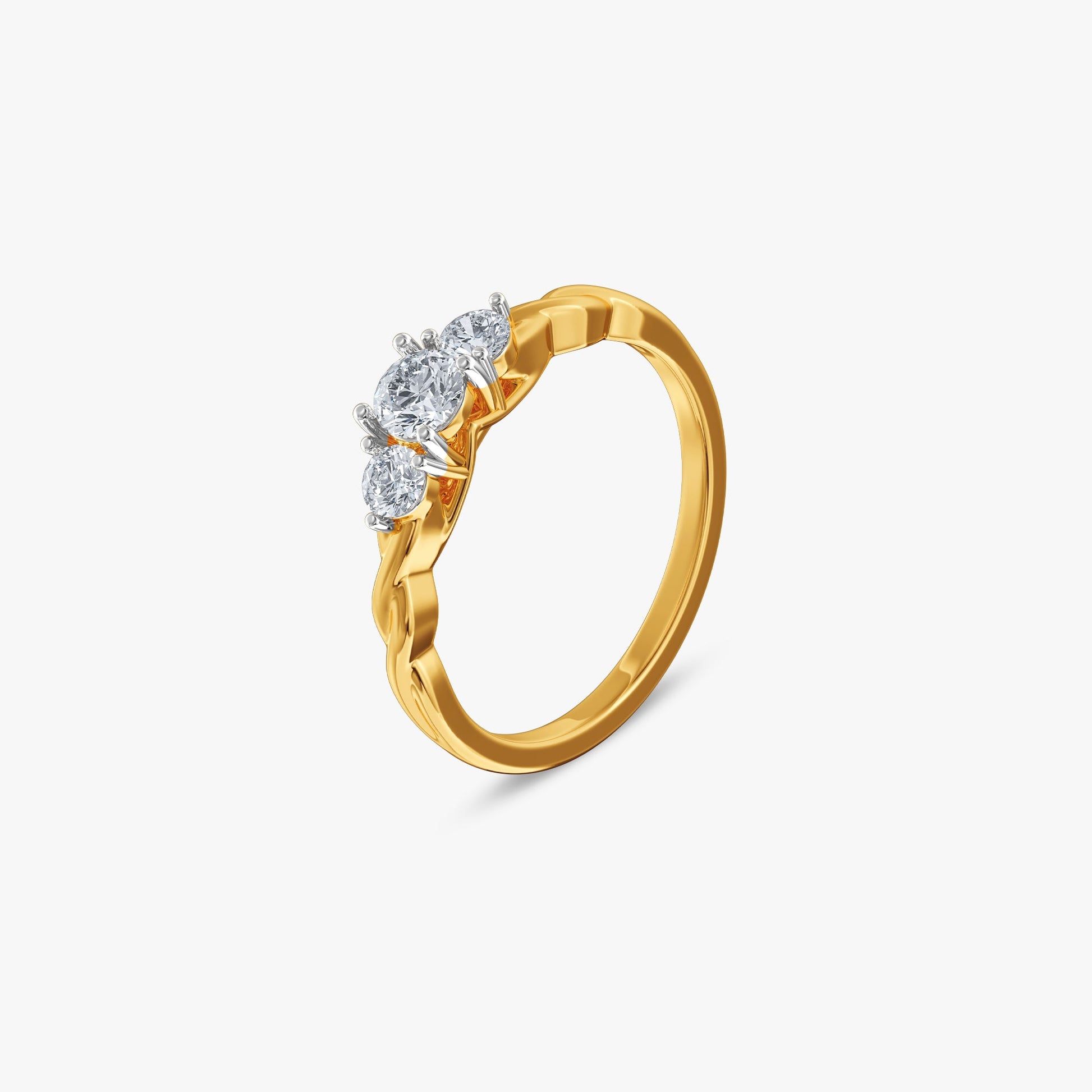 Gold Timeless Luxe Lab Grown Diamond Ring (Size 12)
