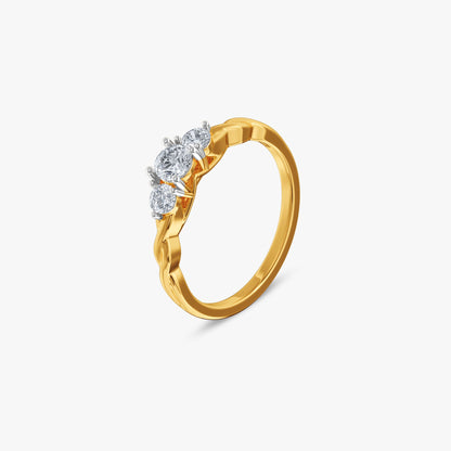 Gold Timeless Luxe Lab Grown Diamond Ring (Size 12)