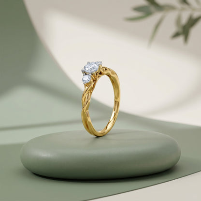 Gold Timeless Luxe Lab Grown Diamond Ring (Size 12)