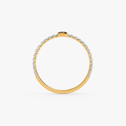 Gold Sweetheart Spark Lab Grown Diamond Ring (Size 12)